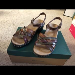 Sandals, multi colored